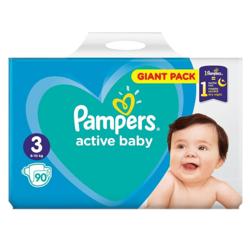 pieluchomajtki pampers premiumcare4 mega box