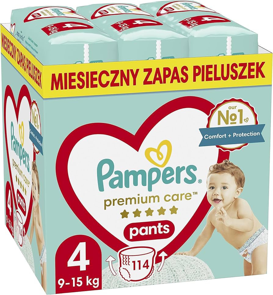 pampersy pampers 4 pomaranczowe