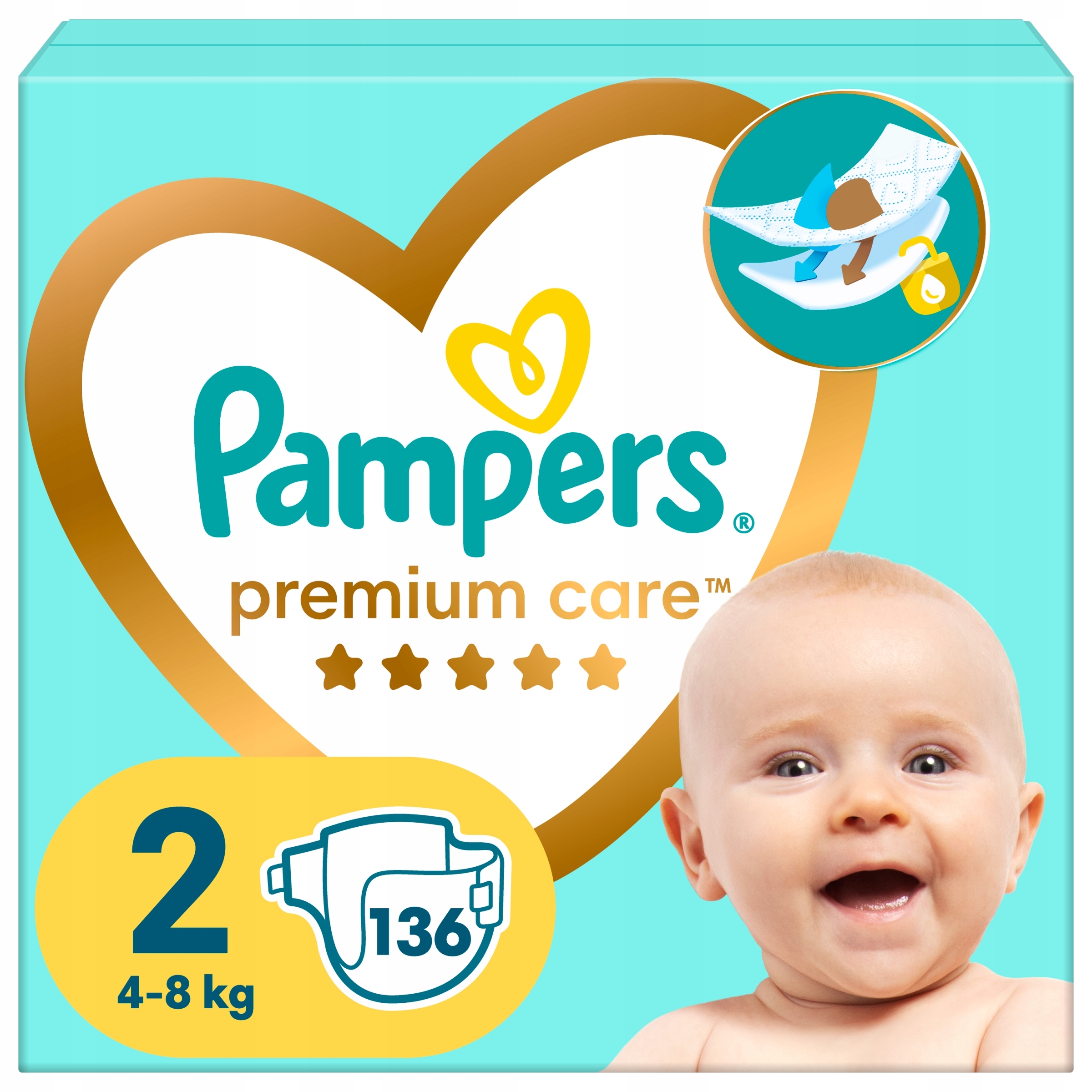 pampers nr 3 208 bucati