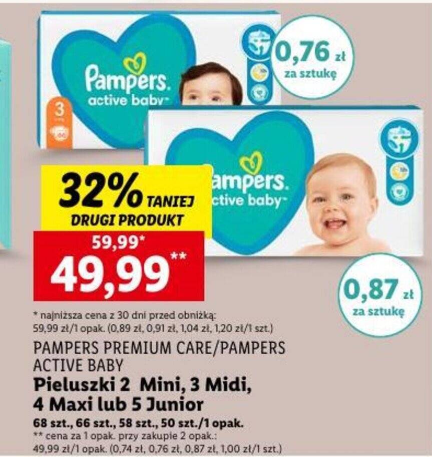 pampers active baby-dry 3 208szt