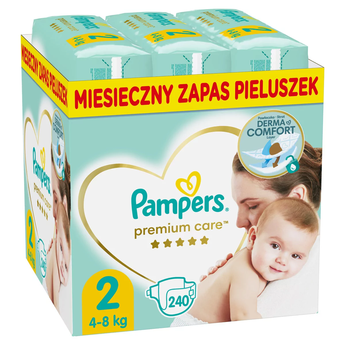 pampers premium care 1 new baby pieluchy 88szt pieluszki