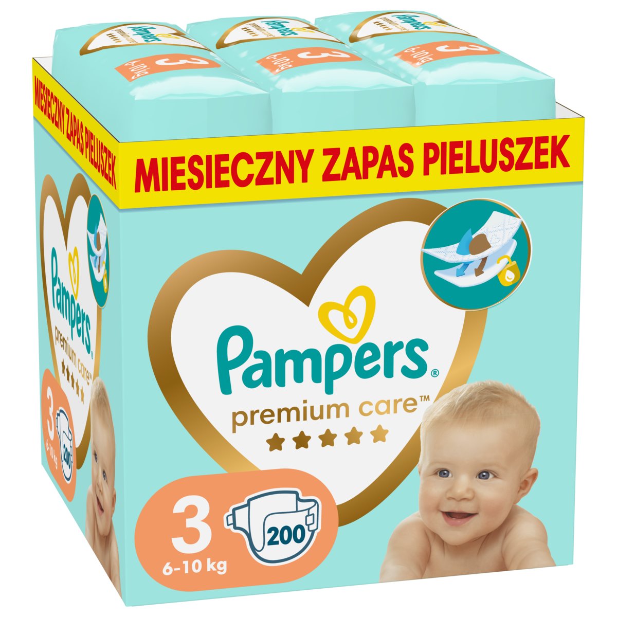 pampers sensitive chusteczki nawilżające 12x52 szt