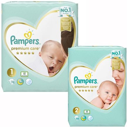 pampers premium care 1 tesco cena