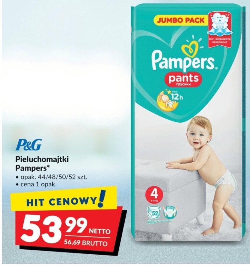 pampers cena na dowidzenia