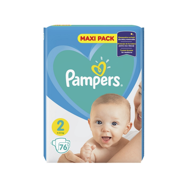 pampers slogan with a stork