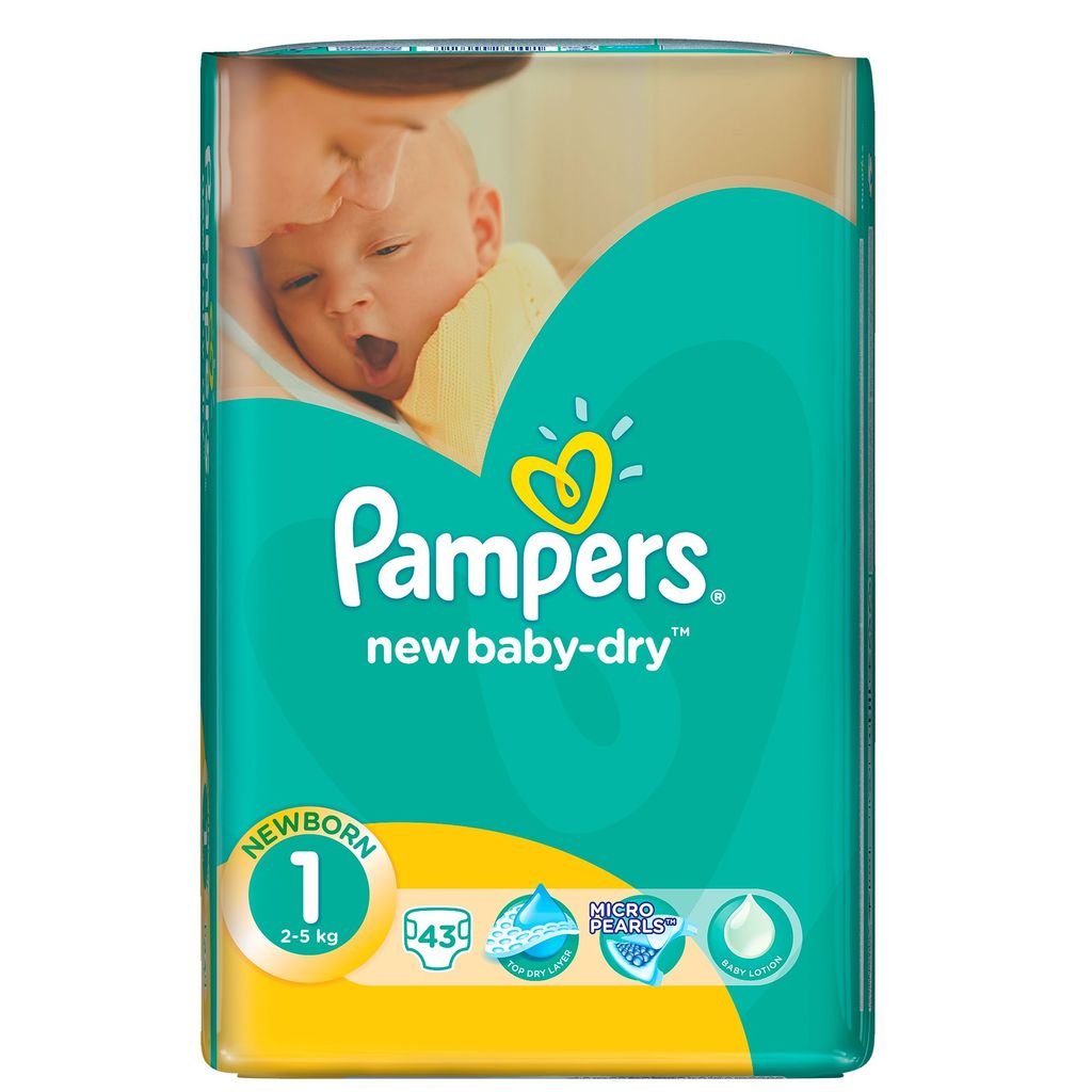 pampers male opakowanie