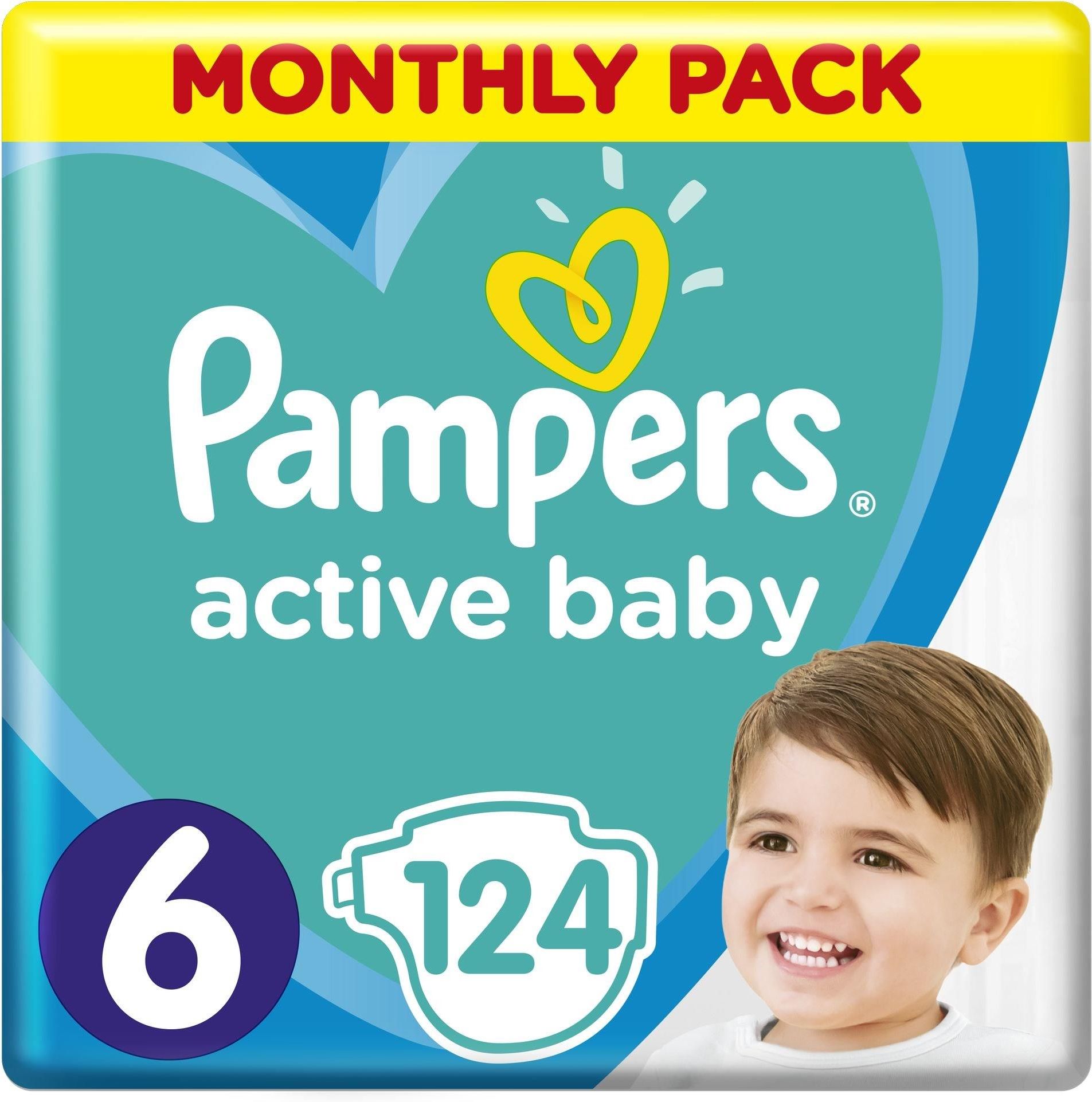 pampers active boy