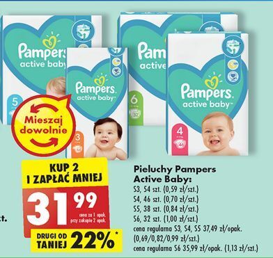 pampers 3 activ baby dty