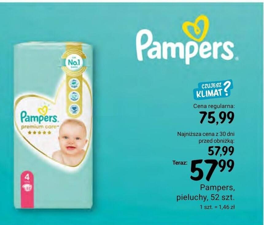 pamper 70 szt 4+