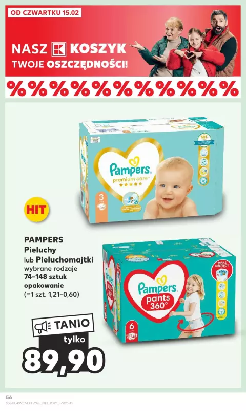 pieluchy pampers pure 1