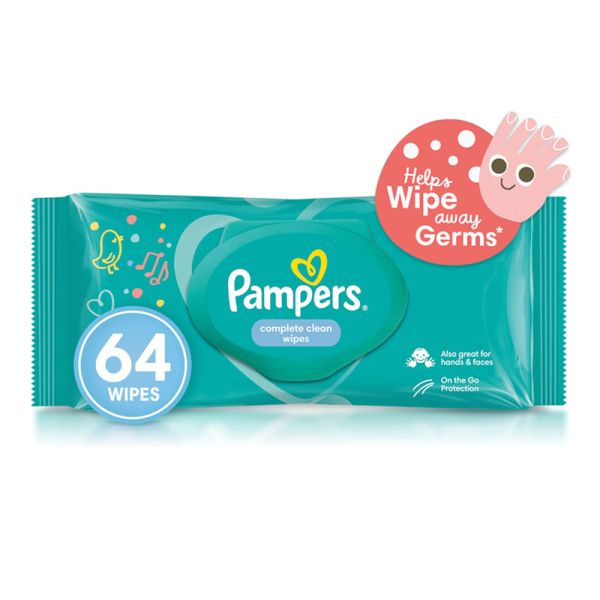 pampers sensitive chusteczki dla niemowląt 6 x 56 sztuk