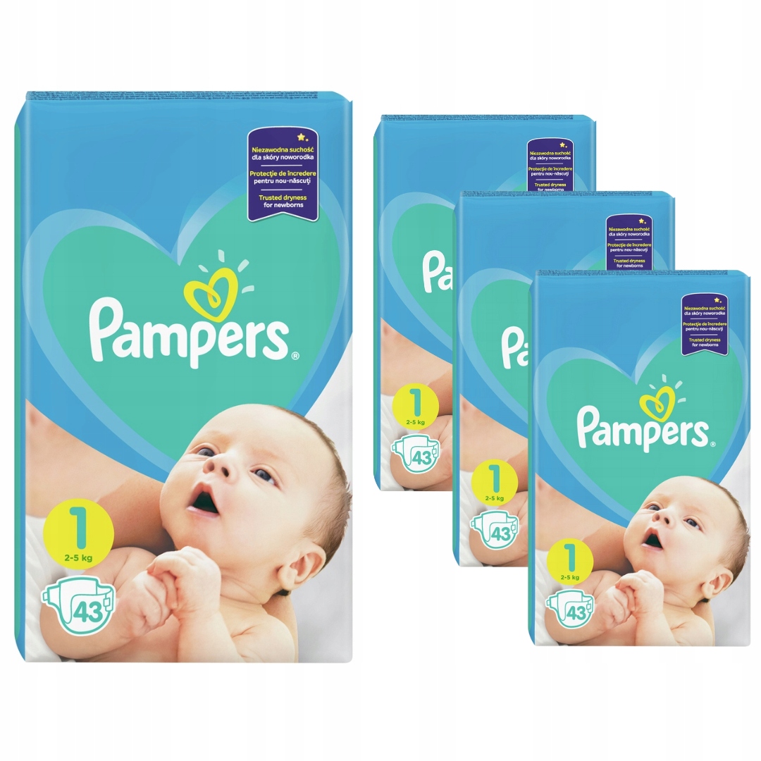 najtańsze pampers care 4