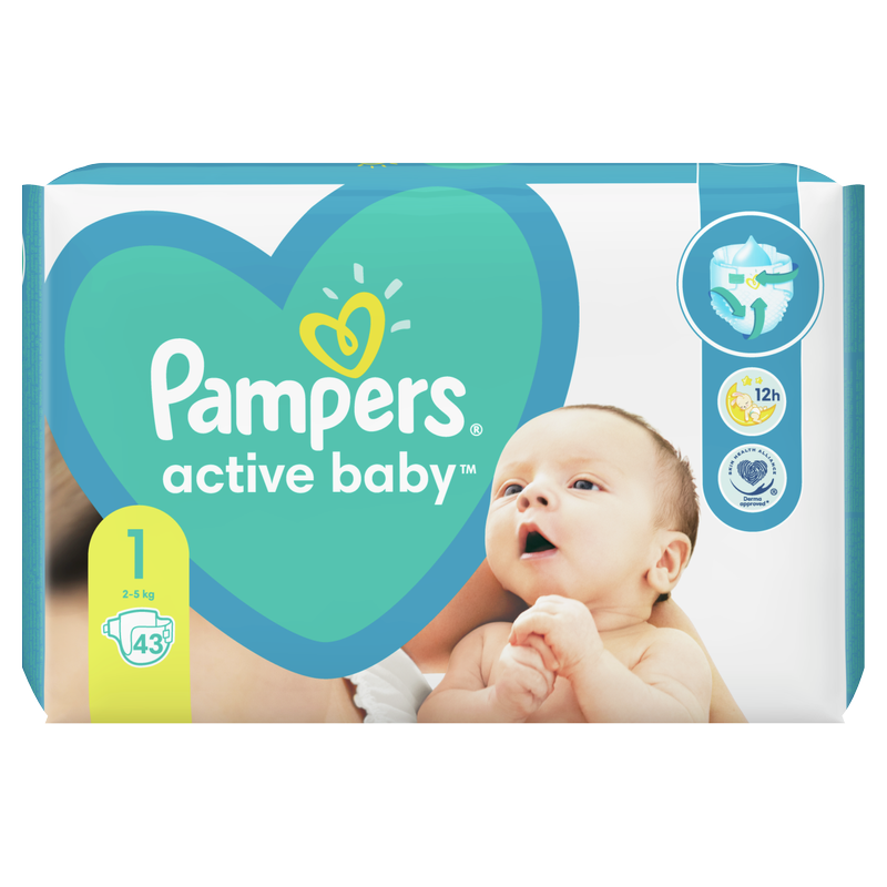 pieluchy pampers rozmiar 1 cena