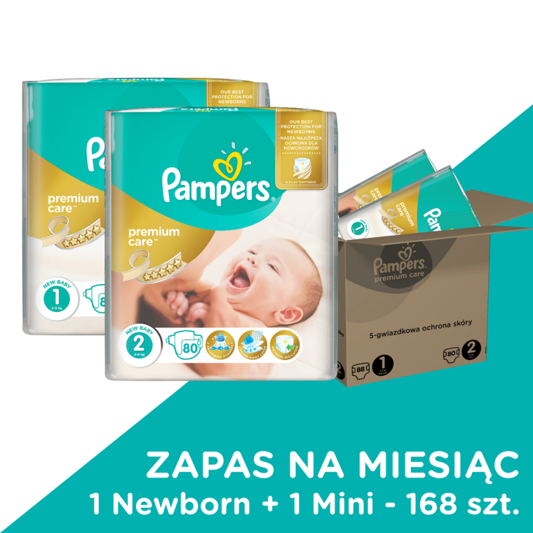 pampers premium care pieluszki jednorazowe 2