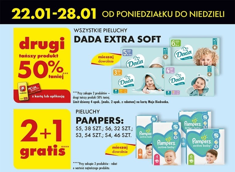 pieluchy pampers 3 promocja