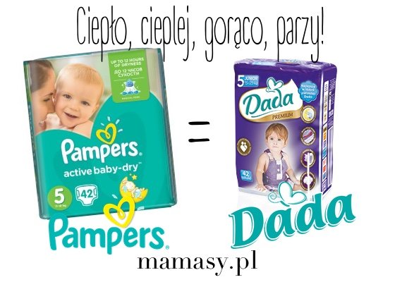 pampers pieluchy przedziały