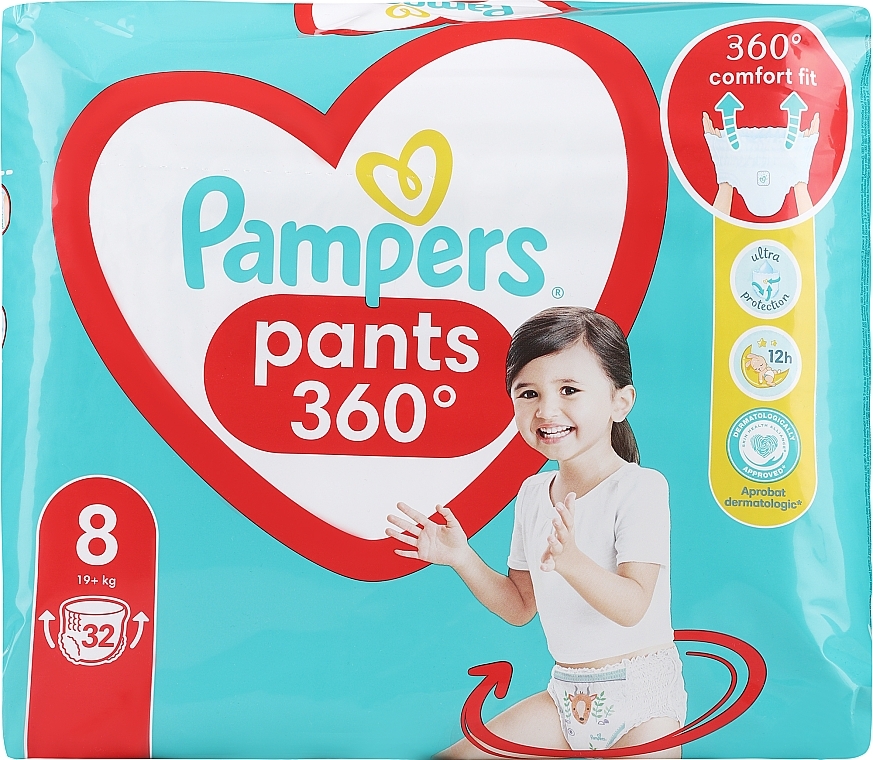 pudelko pampers pampersy