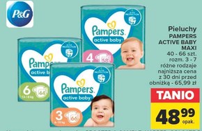 pampers pieluchy 3 60 sztuk