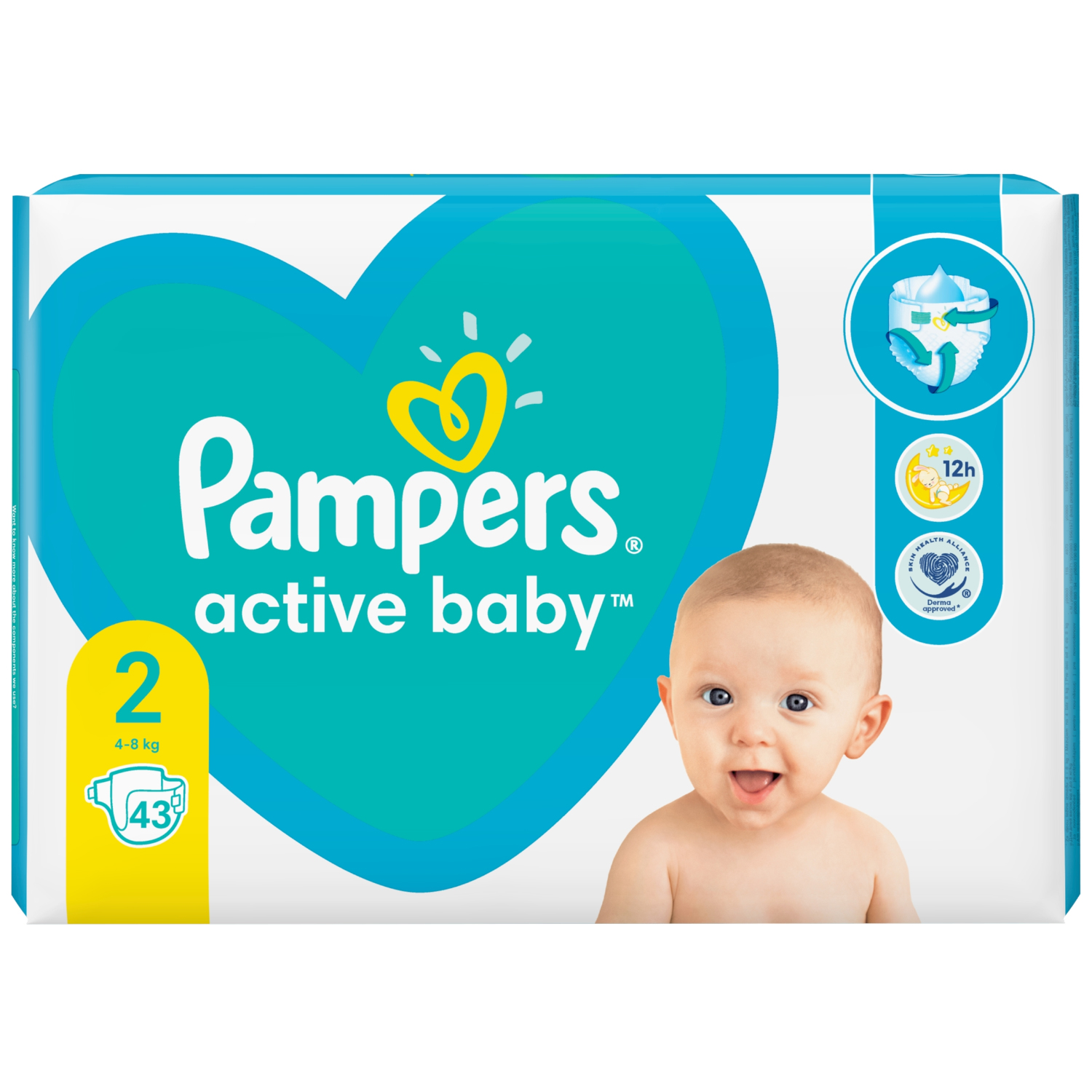 pampers 76 szt