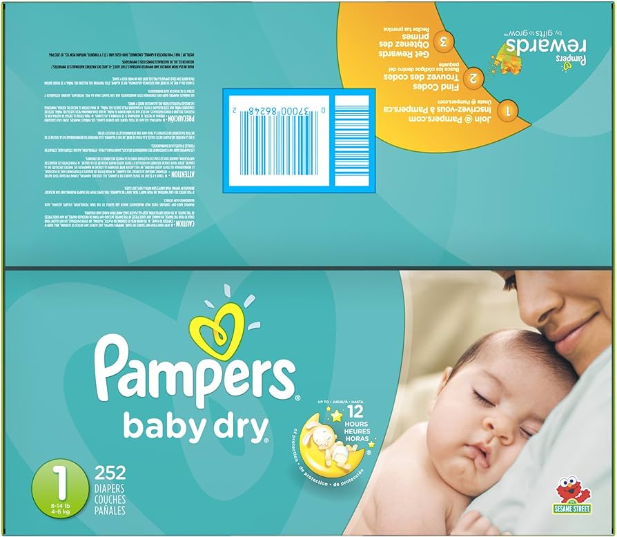 pampers zielone