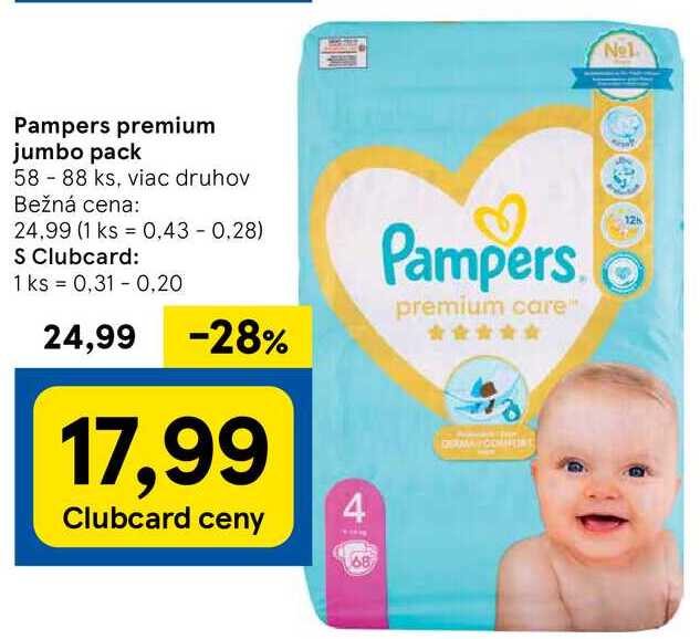 pieluchy pampers rozmiary waga