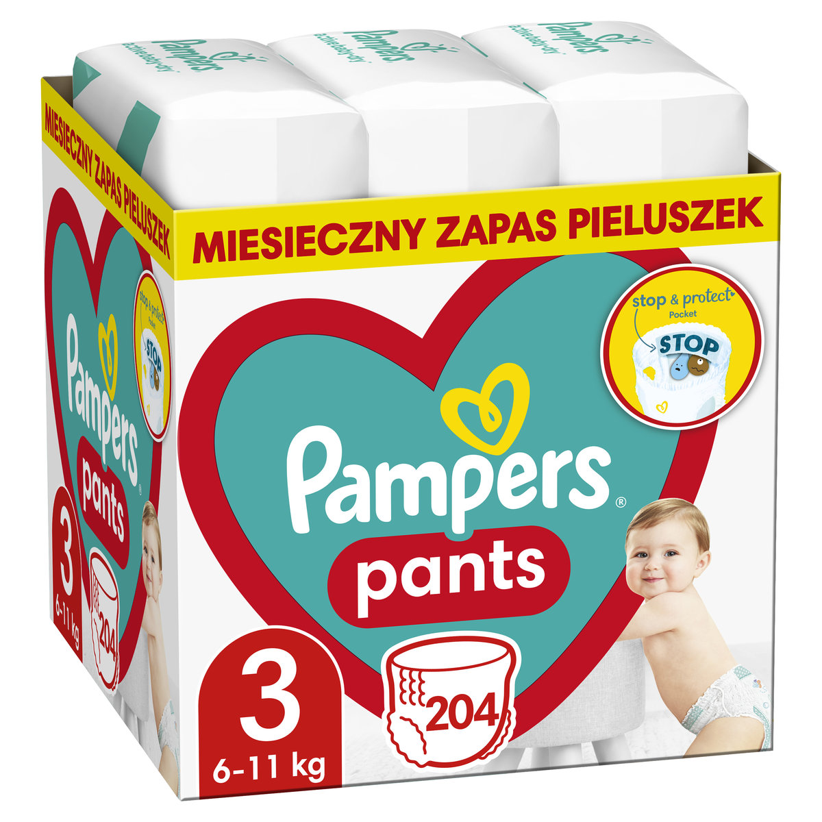 pampers active baby 4 58 szt