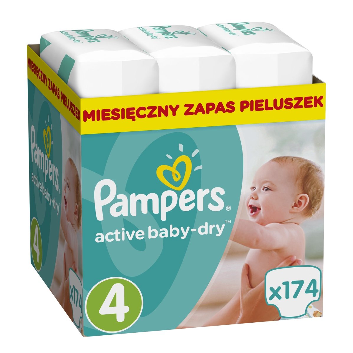 pampers active baby 4maxi 147szt