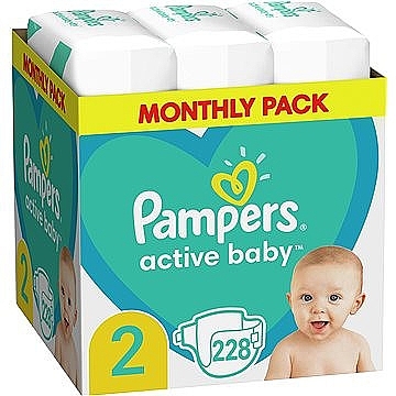 pampers active baby 4 76 szt