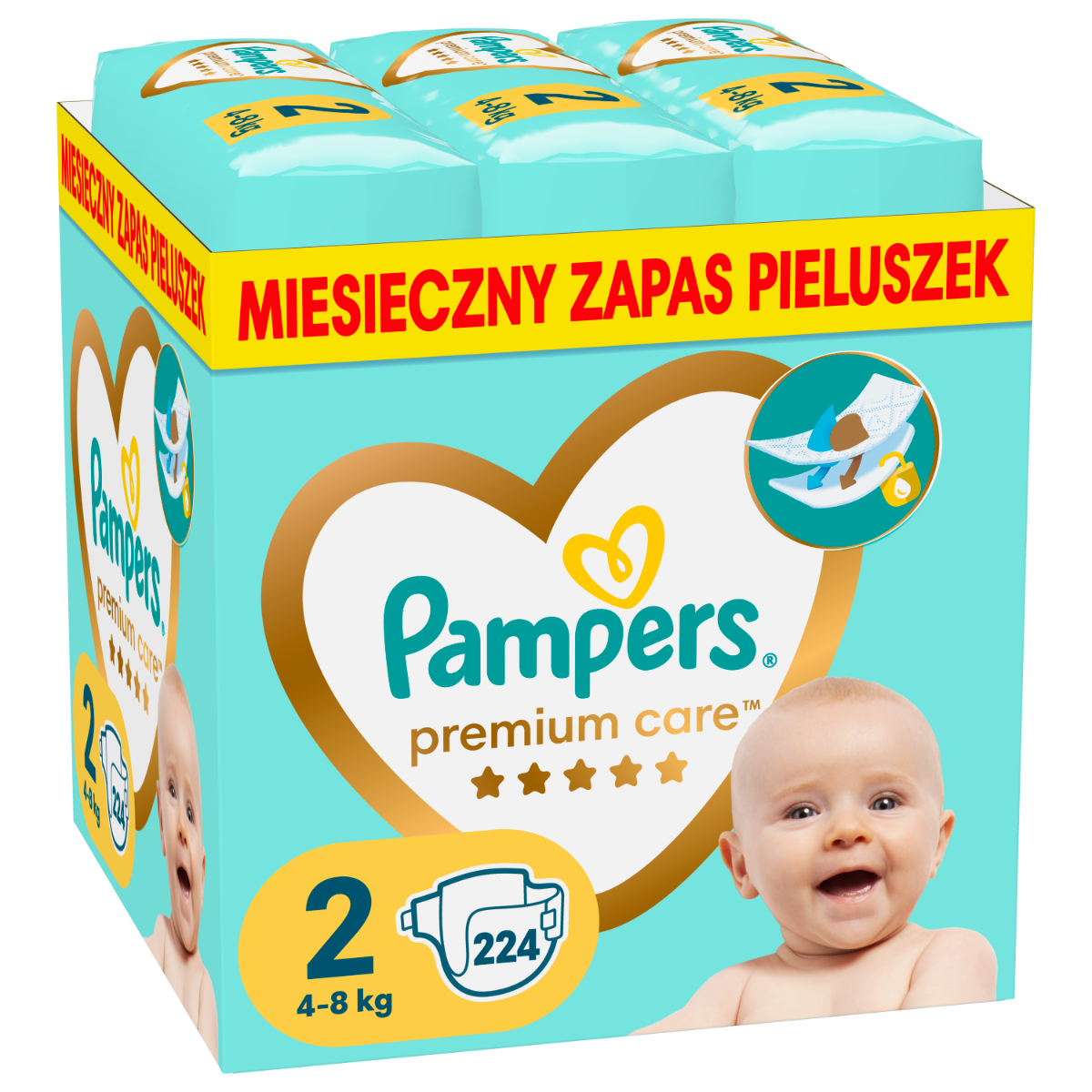 pampers midi 3 cena