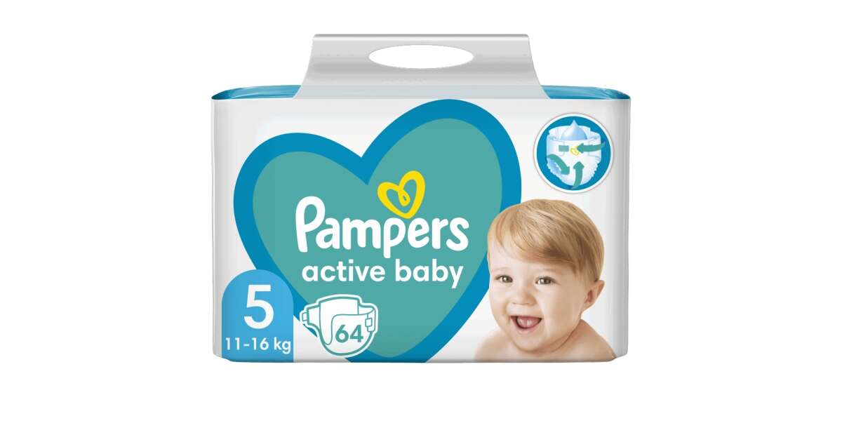 pieluchomajtki pampers 3 naklejka z tylu