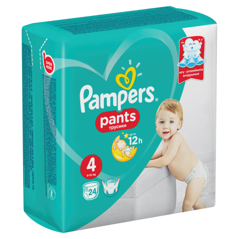 pampers 144szt