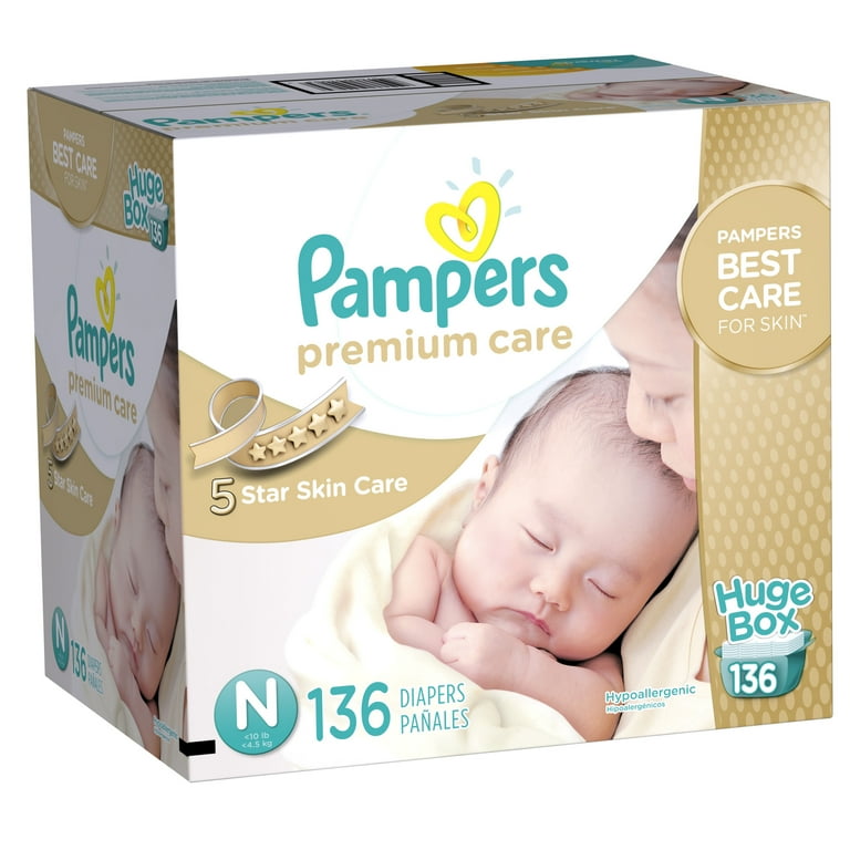 pampers flat diaper