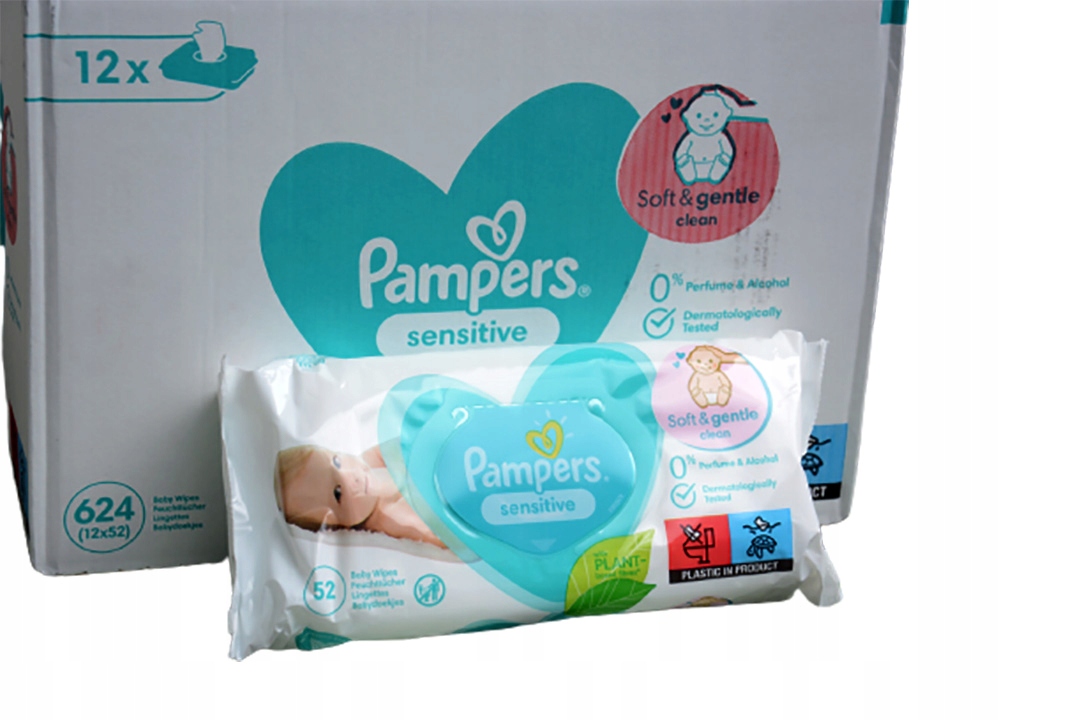 chusteczki pampers 6x64