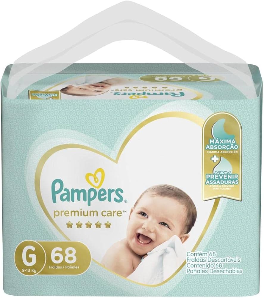 pampers premium care blekitne a zlote