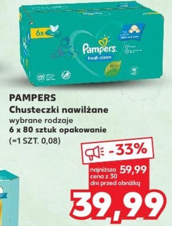 pieluchy pampers active baby 3 cena