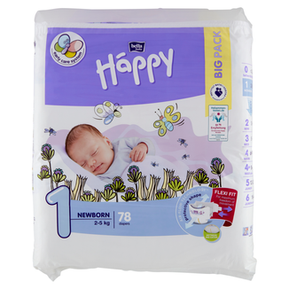 pieluchy pampers new baby dry 1 newborn 2-5 kg 43