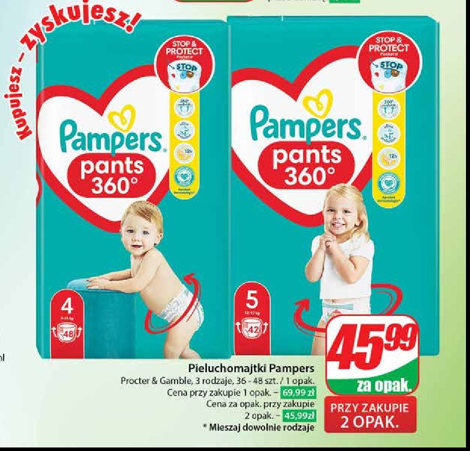 pampers chusteczki nawilżone