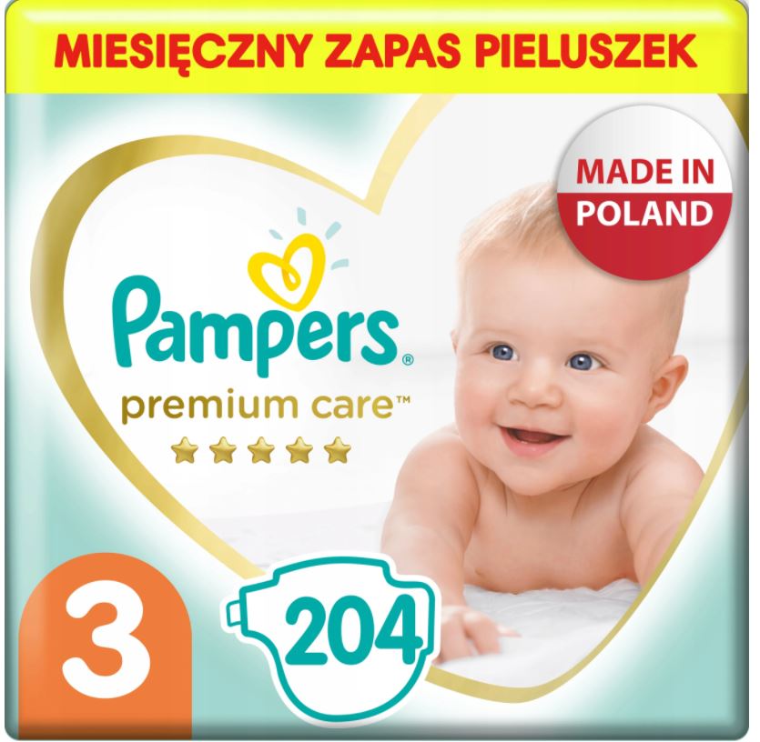 pieluchy pampers najmniejszy rozmiar