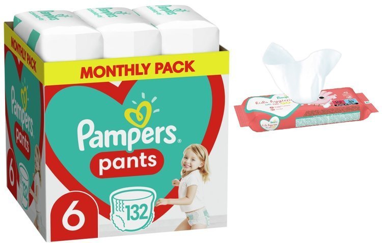 chusteczki pampers kaufland 3x48