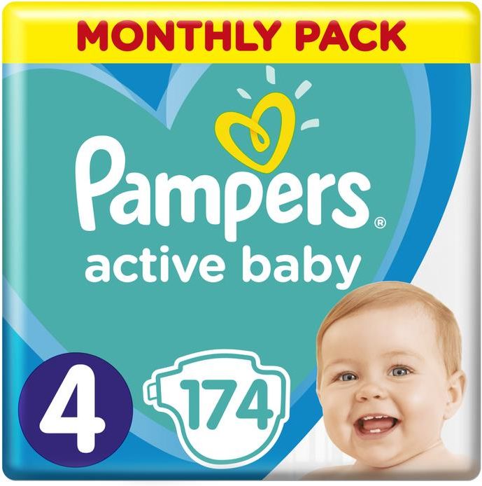 pampers active baby-dry pieluchy jednorazowe rozmiar 3 midi 5-9 kg