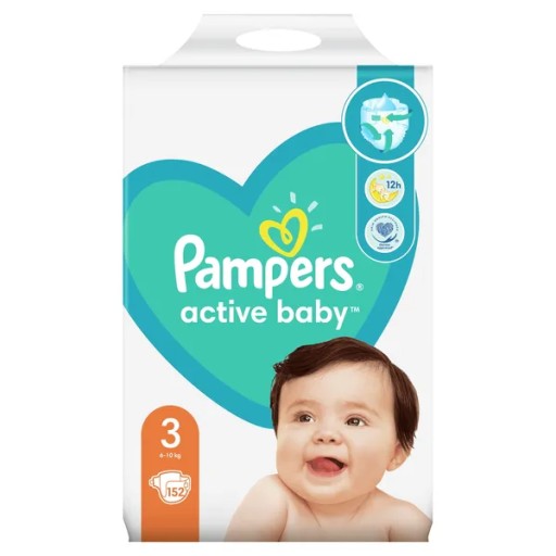 fresh clean pampers 4 x cena