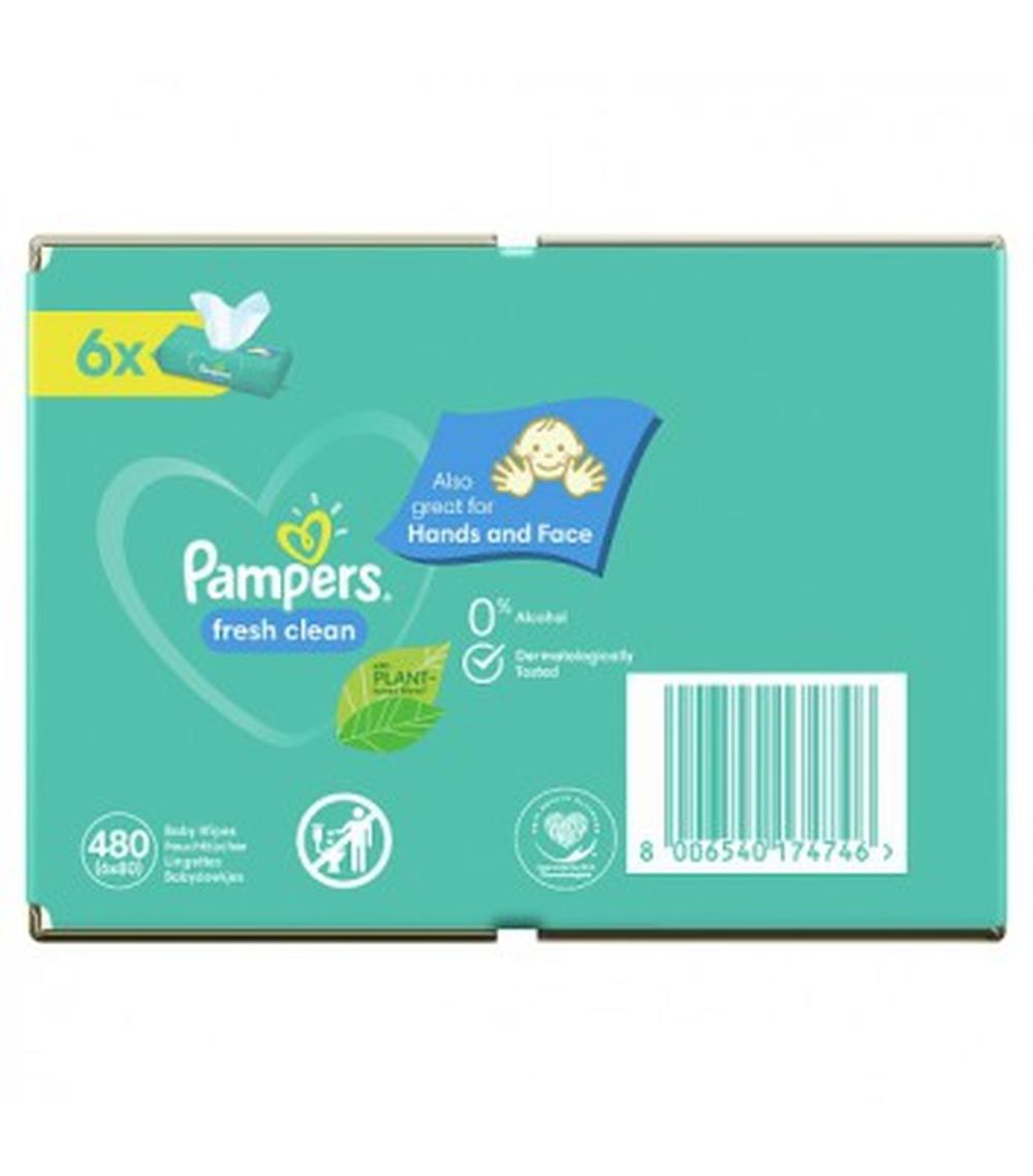 12x pampers sensitive 56 szt chusteczki nawilżane