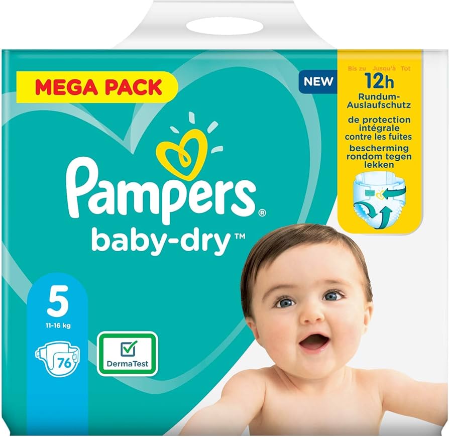 pampers pieluchomajtki 5 jumbo pack