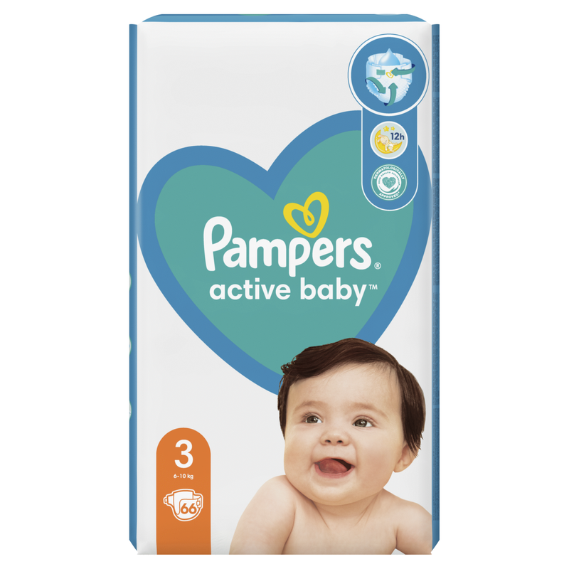 teczki pampers czteropak