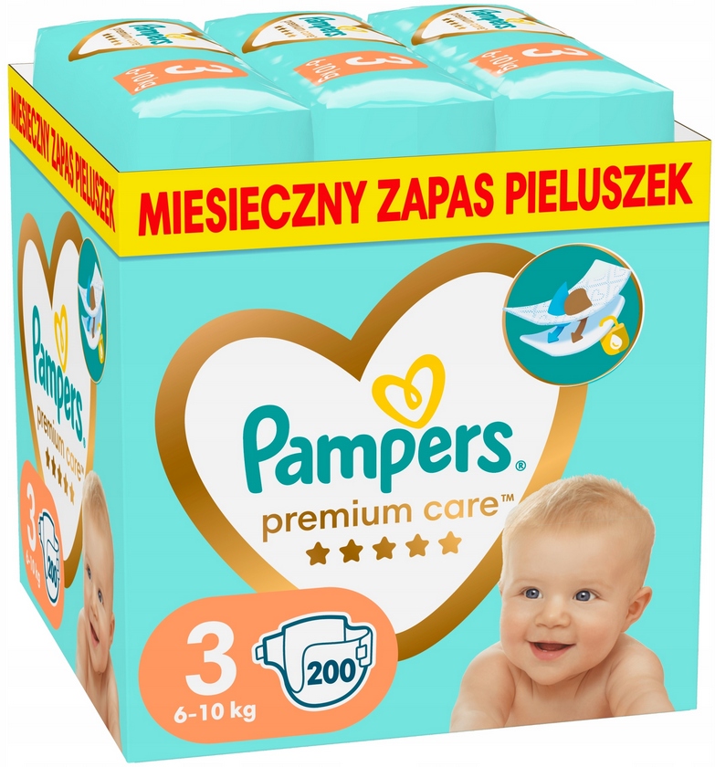 pampers pieluchy active baby 3 midi 174 szt