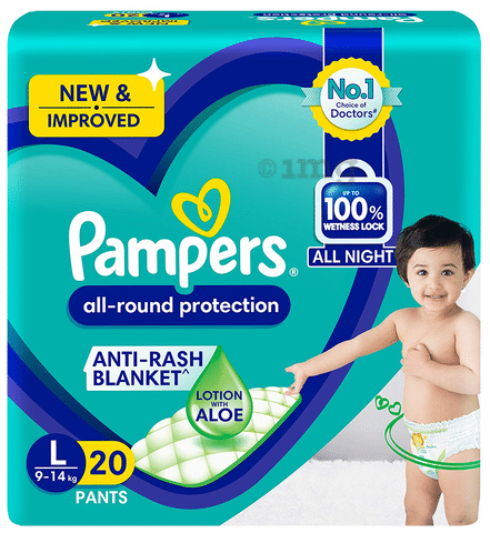 pampers pants 4 monthly pack