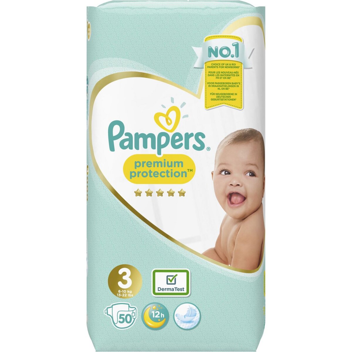 pampers new baby-dry pieluchy nr 1 2-5 kg 43 szt