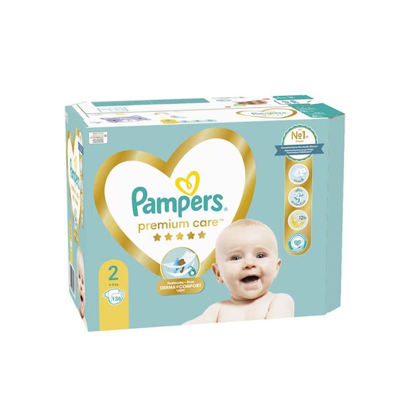 pieluchomajtki pampers premium care 6