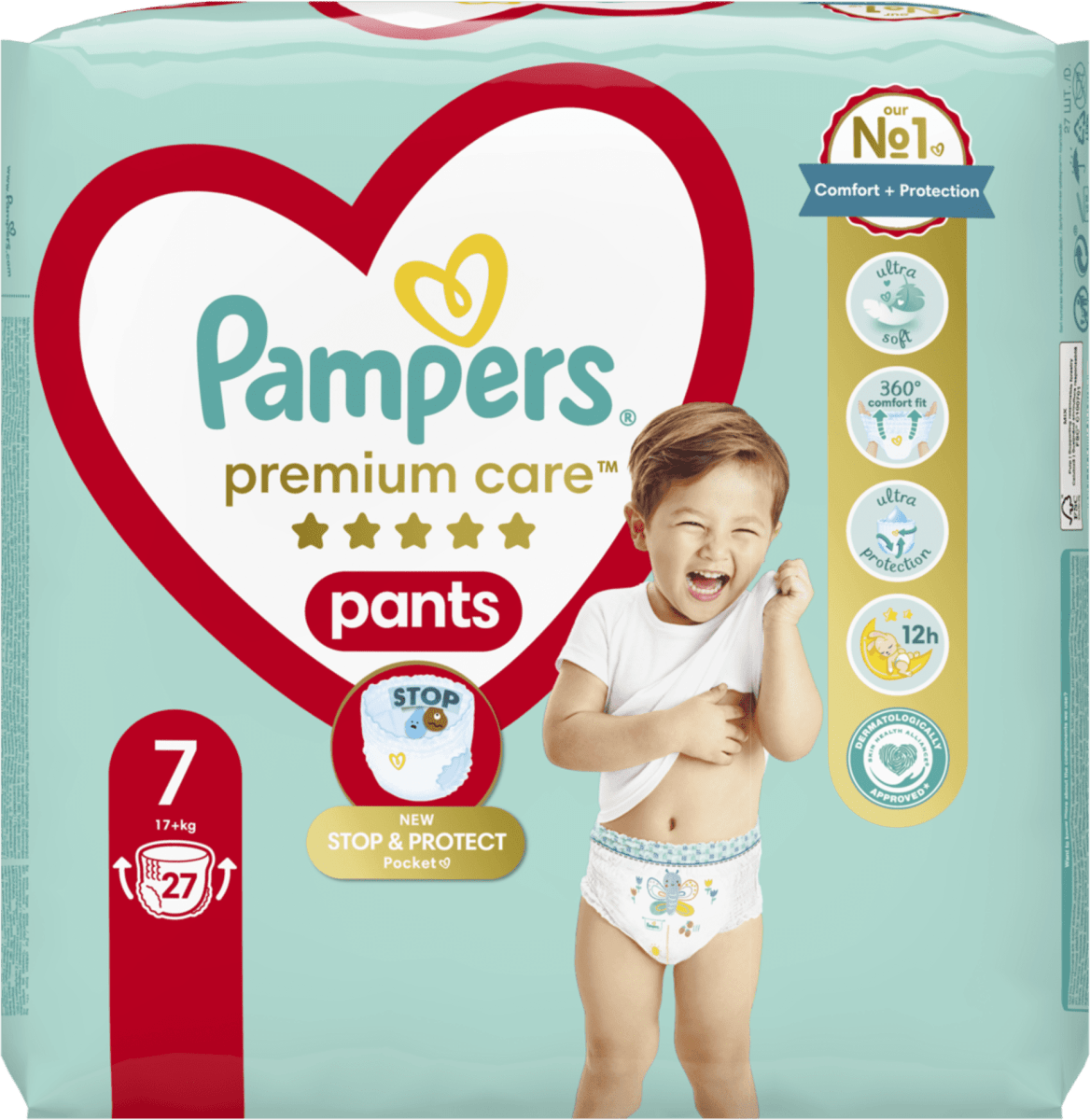 sticky tape on back side of pampers pants