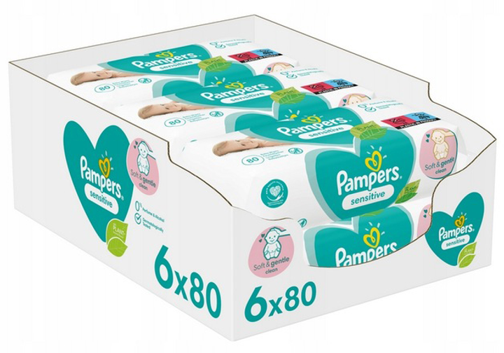 pampers aqua pure chusteczki nawilżające 14x